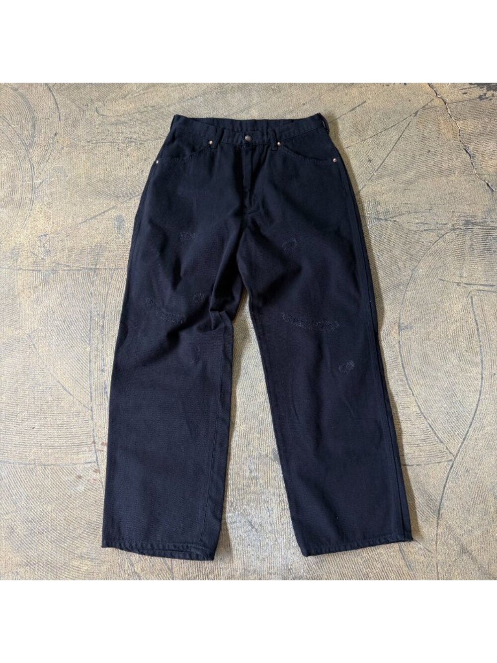 Beams Plus x Big Mac Japan BIG-193-BOY Black Repaired Painter Pants Medium